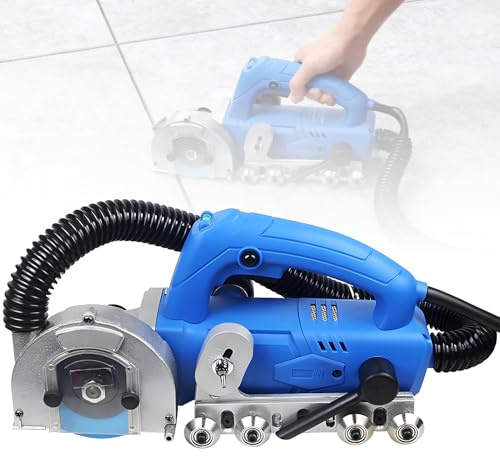 Nicvrea Máquina Profesional para Quitar Lechada de Renovación, Herramienta Eléctrica de 9000 RPM para Eliminar Lechada Vieja y Cemento para la Reparación de Baldosas Cerámicas B