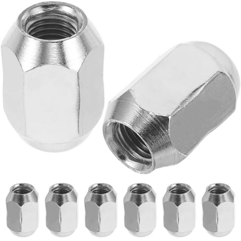 Didiseaon Écrous De Roue M10 X 1.25 Lot De 8 Pièces Accessoires pour Écrous De Roue pour Quad Et Kart Fixation pour Jantes De Voiture Remplacement pour Pneus De Camping-Car