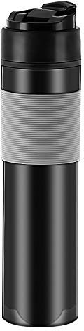 Viitech Cafetera De Prensa Francesa De 350 Ml, Prensa De Café Hecha De Plástico De Grado Alimenticio, Práctica Taza De Café Con Tapa Resistente a Derrames, Cafetera Portátil Para El Hogar, Oficina
