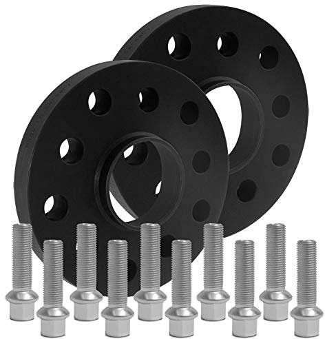 BlackLine Spurverbreiterung 20mm (10mm Rad) m. Schrauben silber 5x112 66,6-12168W-26_M1415KU37B