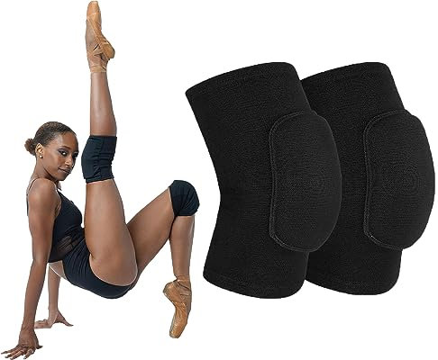 Chenivesss Knieschützer, Knieschoner für Volleyball, Handball, Hallensport, Tanz,nti-Kollision Weiches Verdickung Schwamm Knieschoner, Elastische Kollision Vermeidung