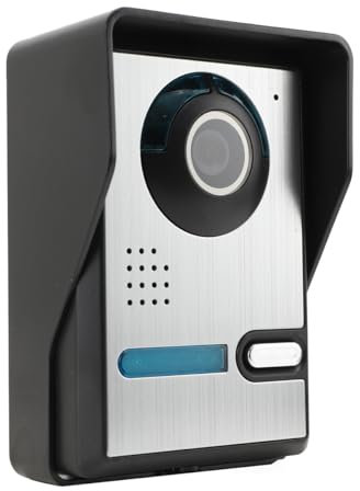 YILIKISS 7 Video Türsprechanlage LCD 4 Draht, Tür Klingel Sprechanlage mit Kamera 2 familienhaus, Gegensprechanlage Monitor, Kamera mit Nachtsicht, 16 Klingeltöne