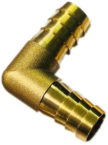 1 unidad, 3, 4, 5, 6, 8, 10, 12, 14, 16, 19, 25mm, espiga for manguera, Conector acodado de reducción igual, cola de manguera, adaptadores de 90 grados, accesorio de tubería de latón de transferencia
