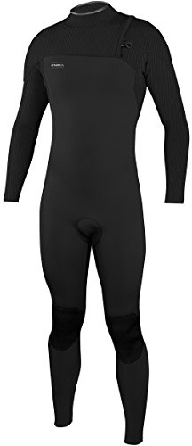 ONeill Hyperfreak Comp 4 / 3MM Sin Cremallera Traje Negro - Fácil Estiramiento y Peso Ligero - Barrera 360 con Orificios de Drenaje - 60% TB3