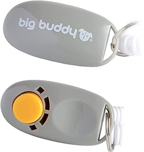 big buddy® Profi Clicker mit elastischer Handschlaufe | Hundeclicker,Clickertraining für Hunde Katzen Pferde Hundetraining