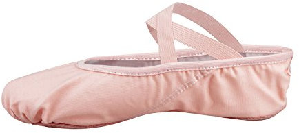 Bezioner Ballettschuhe Ballettschläppchen Tanzschuhe Geteilte Ledersohle für Kinder und Erwachsene(Bitte wählen Sie eine Größe größer als üblich) Pink 32