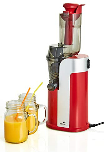 Senya Healthy Juicer Jjuicer, 250 W, 0.6 Litri, Stainless Steel, Rosso