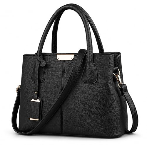 VARLIVOO Borsa Donna Elegante in Pelle PU, Borsa a Tracolla con Ciondolo