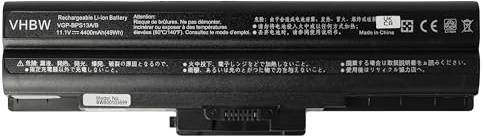 vhbw Akku kompatibel mit Sony Vaio VGN-SR72B/S | VGN-SR72B/P, VGN-SR72B Notebook (4400 mAh, 11,1 V, Li-Ion) - Infochip