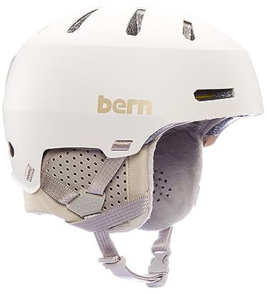 Bern Macon 2.0 skid- och snowboardhjälm för vuxna för män och kvinnor, kanthjälm, multisportcertifierad, roterande stötskydd, MIPS, justerbar passform, foder