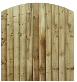 Bespoke Custom Made To Measure UPTO HEIGHT: 4ft (120cm High) Feather Edge Fully Framed Arch Top Pathway Garden Pedestrian Gate [Width Between 90CM to 105CM Hinge Pack Option Removed