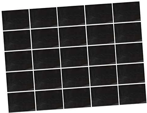 NUOBESTY 25 Blätter Graphit-Kohlepapier Transparentpapier weißes Zeichenpapier schwarzes Zeichenpapier Überweisungs Papier DIY-Papier Carbon Papier einseitig Holz Kopieren
