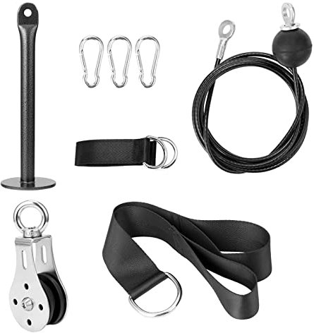 Seilzug-Befestigungssystem, Fitness-LAT- und Lift-Seilzugsystem für Trizeps- und Bizeps-Curl-Rücken-Unterarm-Schulter-Heim-Fitnessgeräte,B
