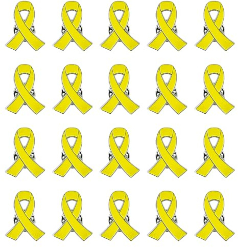 20 Pcs Ribbon Pin Badge, Green Hope Pins, Mental Health Awareness Pins | Small Enamel Metal Jewelry Badges Brooch, for Awareness Events, Memorials, and Fundraisers