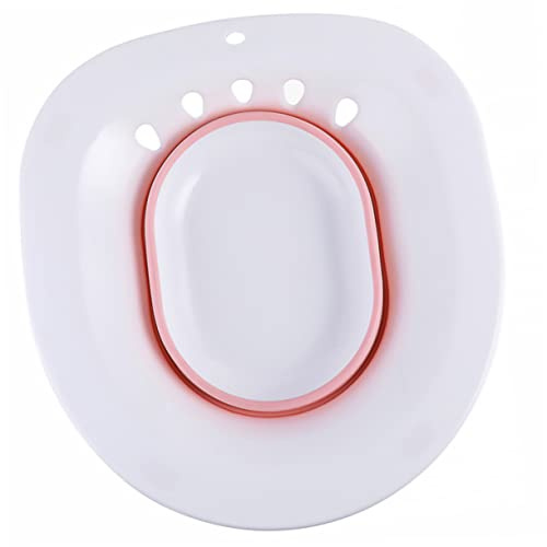 COLLBATH Faltbares Sitzbad Für Erwachsene Und Schwangere Hygienisches Bidet Mit Komfort-design Platzsparend Und Auslaufsicher Für Postpartale Pflege Und Tägliche Intimhygiene Inkl Wandhaken