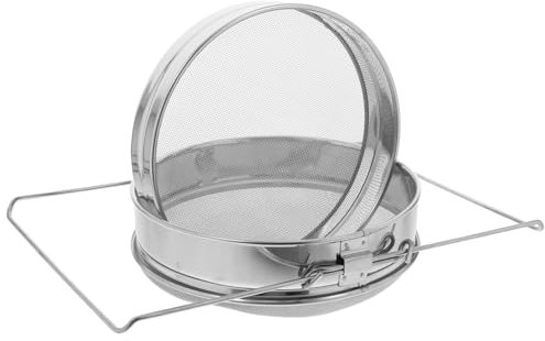 Sosoport Doppelsieb Honigfilter Effektiver Siebstrainer Für Bienenzucht Und Küche Langlebig Und Leicht Zu Reinigen Für Honig Und Flüssigkeiten