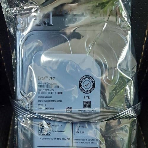 Seagate Constellation Enterprise Capacity ST2000NM0018 - Disco duro interno (2 TB, 3,5, SATA 6 Gb/s, 7200 RPM, 128 MB de caché (reacondicionado)