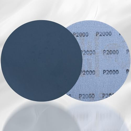 125mm Schleifpapier Körnung 2000, 30 Stück 5inch Nass Trocken Schleifblätter 125mm Schleifscheiben für Metallbearbeitung, Holzschleifen & Autoreparatur