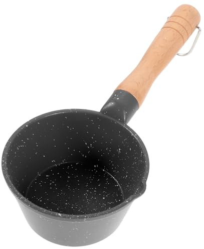 NUOBESTY Petite Casserole Multifonctionnelle pour Huile et Lait avec Bec Verseur Légère et Pratique pour Cuisine à Domicile