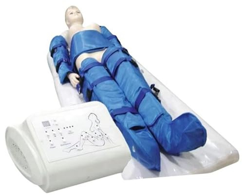 HuanSebesity Macchina Professionale per Terapia a Infrarossi per Uso Domestico,Dispositivo per Modellamento E Bellezza del Corpo,Macchina Linfodrenaggio Tuta Drenaggio Linfatico,Blue