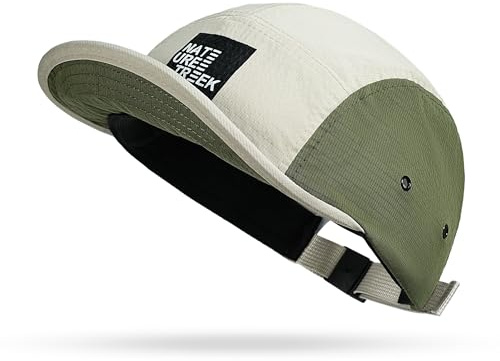 CLAPE Casquette à Visière Courte Unisexe Casquette Baseball à 5 Panneaux | Déperlant,Réglable,Pliable,Visière Flexible,Légère,Casquettes Bord Court pour Sport,Randonnée,Cyclisme,Streetwear