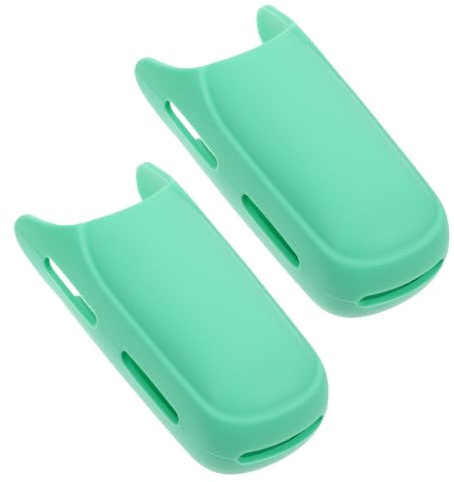 Healeved 2 Pièces Manchon en Silicone Isolant pour Fer à Friser et Lisseur, Résistant la Chaleur, Léger, Protection Poignée pour Coiffure et Voyage