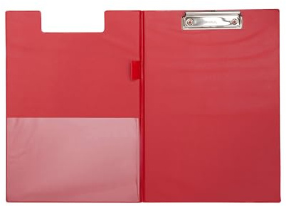 MAUL Porte-bloc à Rabat Carton plastifié format A4 Rouge