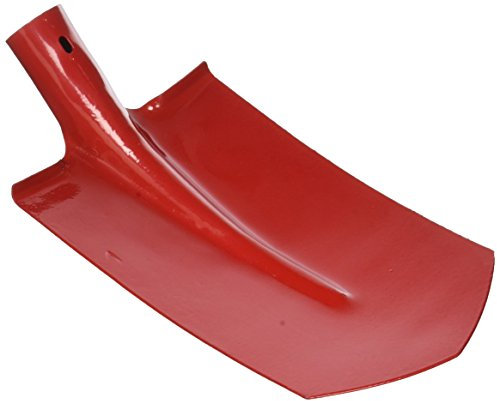 IDEAL-SIEGER Kabelgrabenschaufel spitz ohne Stiel | Dülle mit Tritt vorne angewinkelt | Schmal & robust für enge Kabelgräben | Kabel verlegen Werkzeug | Grabeschaufel Profiqualität