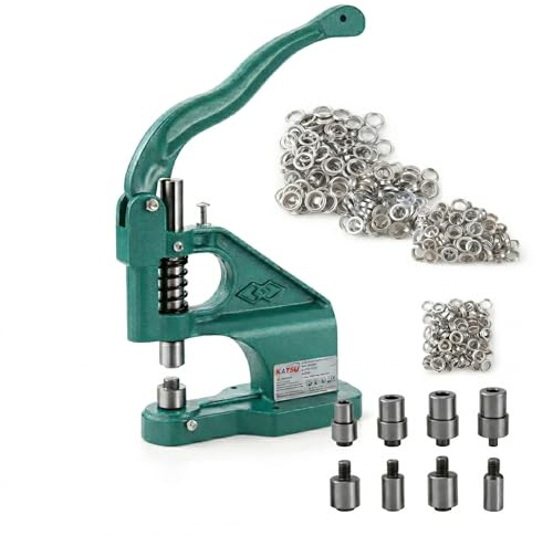 KATSU Tools Oeillet poinçon machine W 4 Die 6 10 12 14MM presse trou outil oeillet Set Kit