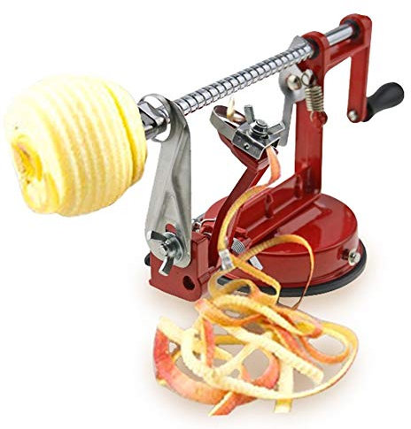 Pelapatate a manovella 3 in 1 in acciaio inossidabile con utensile da cucina per affettare la pelapatate della mela