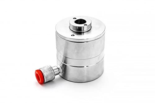 CASTEX - Hydraulikzylinder 12 T mit Durchgangs- und Gewindebohrung Hydraulikflasche Hydraulikzylinder- Zylinder - Made in EU