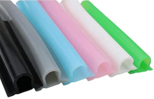 Joint de salle de bain autocollant et pliable en silicone pour salle de bain - Joint d'étanchéité pour porte de douche - Empêche les débordements d'eau - Noir - 1 m