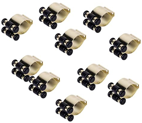 barenx 10 Stück Billard Snooker Queue Locating Clip Halter für Pool Queue Racks Set, Angelrute Clip Aufbewahrung Rack