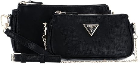 GUESS HWZG7879710BLA NOELLE DBL POUCH CROSSBODY Women BLACK Size One Size