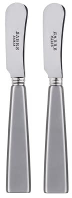 SABRE PARIS - 2er Set Buttermesser - ICÔNE (Grau)