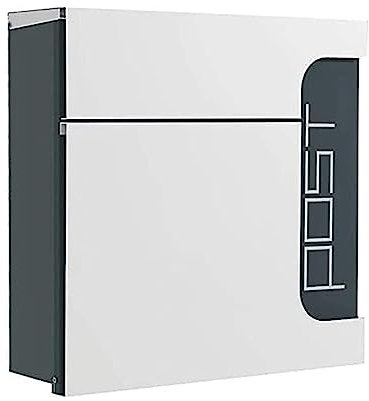 Briefkästen Großraum-Briefkästen mit Schlüsselschloss, wandmontierter Briefkasten, rechteckiger Briefkasten, Außenbriefkästen, Perfekte Verwendung