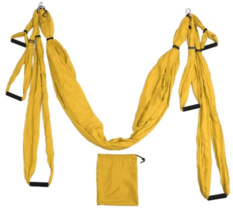 Juego de Columpios de Yoga Aéreo - Herramienta de Inversión y Hamaca Ajustable Con Bolsa de Almacenamiento - Mejora la Flexibilidad