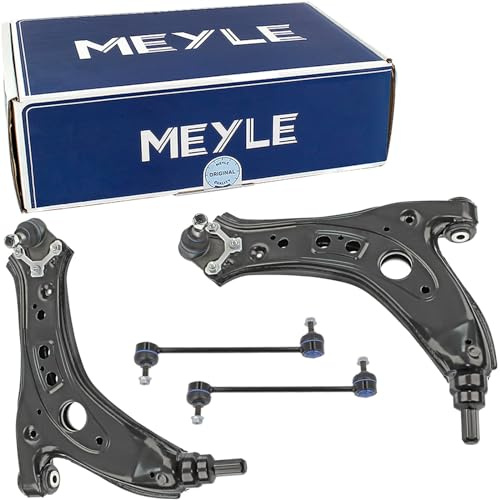 Meyle Querlenker+Koppelstange vorne | 116 050 0018 + 116 050 0019 passend für Polo 9N Fox Fabia I+II