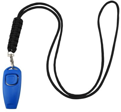 arenmi Profi Hundetrainingsset mit Pfeifen Clicker Gehorsamshilfe Effektive Bellkontrolle inkl. Umhängeband
