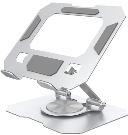 Bighan Supporto per tablet e iPad regolabile a 360°, pieghevole, adatto per iPad, monitor portatile, tablet/PS/cellulari/switch da 4,7-12,9
