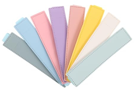 DIYEAH 8pcs Elastic Sleeve Pouch for Notebooks Tablets Planners Versatile Storage with Enhanced Protection