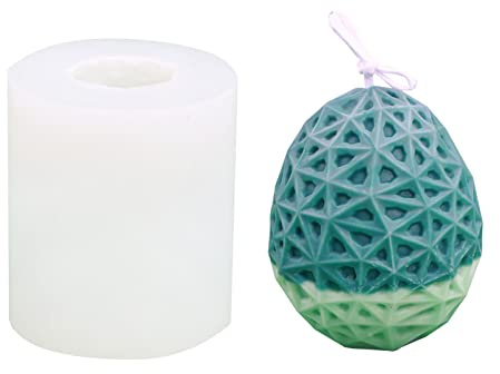 Stampo pasquale a forma di uovo in silicone a tema pasquale antiaderente morbido e facile da usare regalo per la casa squisito artigianato in silicone a forma di uovo