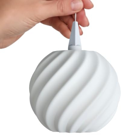 Globe Wave | Lampenschirm für Stern A1/A1e, matt weiß, Ø 10 cm