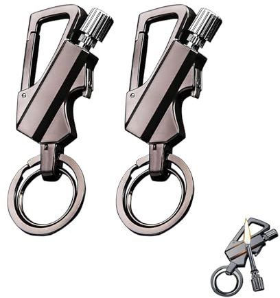 Permanent Match Infinity Lighter,Metal Match Lighter,Reusable Matchstick Strike ，Hiking, Survival, Outdoor use (2PCS)