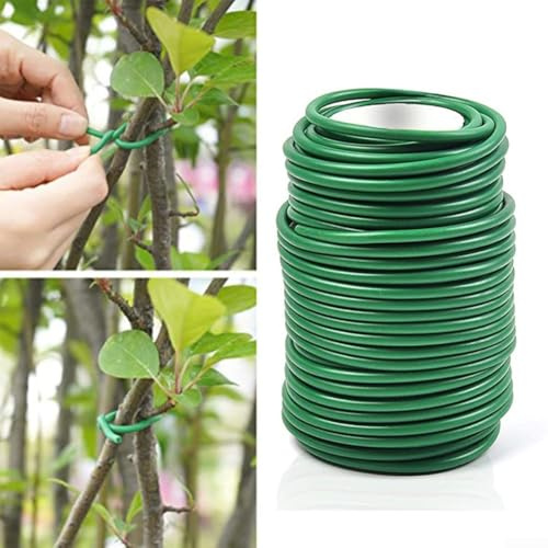 Reusable Soft Plant Ties 65.6ft/20m Wire with 3.5mm Garden Twist Waterproof for Indoor Outdoor Plant Support (1pc)