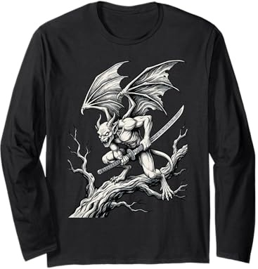 Gargoyle Sword Long Sleeve T-Shirt