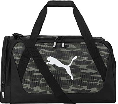 PUMA unisex adult Evercat Form Factor Duffel Bags, Green Camo, One-Size US