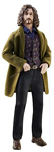 Harry Potter - Poupée Sirius Black - Poupée Articulée - Costume et Baguette Magique - Fidèle au Film - À Collectionner - 25 cm - Cadeau dès 6 Ans, HCJ34
