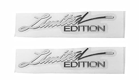 2 pcs Limited Edition 3D Emblem Metall Auto Fenster Aufkleber Autoaufkleber Dekor