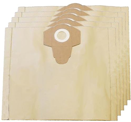 SPARES2GO 30L Strong Dust Bags compatible with Einhell TH-VC1820S 20L TC-VC1930SA 30L Wet & Dry Vacuum Cleaner (Pack of 5)